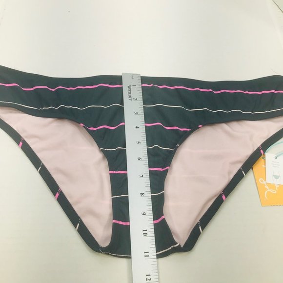 Kona Sol Women's Sz XL 16-18 Medium Coverage Textured Hipster Bikini Swim Bottom - Picture 8 of 9